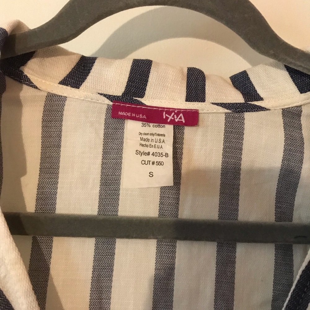 Striped Wrap Dress - Picture 2 of 3